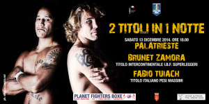 2 TITOLI IN 1 NOTTE 13 dicembre 2014 ore 18